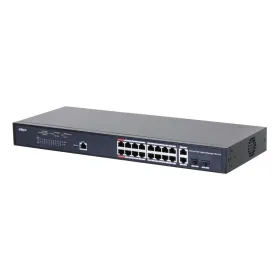Switch PoE 2.0 16 puertos Gigabit + 2 Combo Gigabit RJ45/SFP Uplink 130W Manejable Layer2 Switch PoE 2.0 16 puertos Gigabit + 2 Combo Gigabit RJ45/SFP Uplink 130W Manejable Layer2