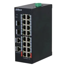 Switch Hardened PoE 16 puertos Gigabit (2RJ45+2SFP) Uplink Gigabit 190W No_Manejable Layer2 Switch Hardened PoE 16 puertos Gigabit (2RJ45+2SFP) Uplink Gigabit 190W No_Manejable Layer2