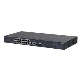 Switch PoE 16 puertos 10/100 + 2 Combo Gigabit RJ45/SFP Uplink 240W Manejable en Cloud Layer2 Switch PoE 16 puertos 10/100 + 2 Combo Gigabit RJ45/SFP Uplink 240W Manejable en Cloud Layer2