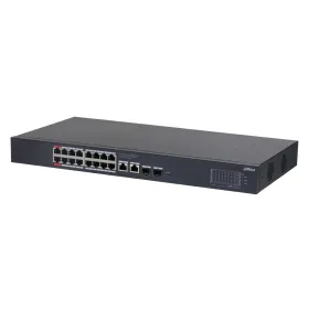 Switch PoE 16 puertos Gigabit + 2 Uplink Gigabit RJ45 + 2SFP Gigabit 135W Manejable en Cloud Layer2 Switch PoE 16 puertos Gigabit + 2 Uplink Gigabit RJ45 + 2SFP Gigabit 135W Manejable en Cloud Layer2