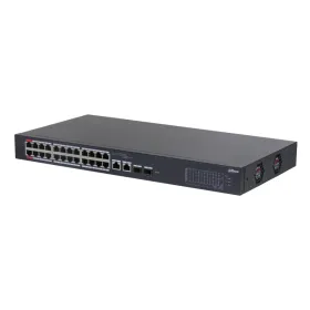 Switch PoE 24 puertos 10/100 + 2 Combo Gigabit RJ45/SFP Uplink 240W Manejable en Cloud Layer2 Switch PoE 24 puertos 10/100 + 2 Combo Gigabit RJ45/SFP Uplink 240W Manejable en Cloud Layer2