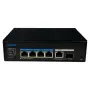 Switch Industrial PoE++ 4 puertos Gigabit + 1RJ45 Uplink Gigabit + 1SFP Uplink Gigabit 802.3af/at/bt 6KV DC12V-57V(amplia gama)
