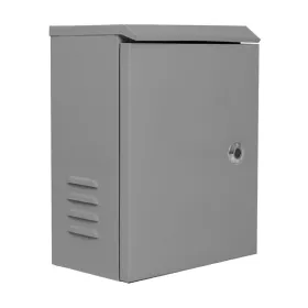 DISTRIBUTION BOX. Caja de acero 300x400x180 para báculos de 3.5m y 4.5m. Color gris DISTRIBUTION BOX. Caja de acero 300x400x180 para báculos de 3.5m y 4.5m. Color gris