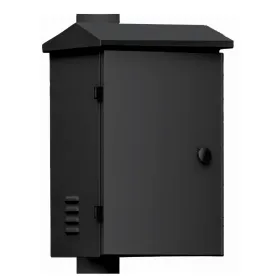 INTEGRATION CABINET. Caja de acero 350x450x250 para báculo de 6m. Color negro INTEGRATION CABINET. Caja de acero 350x450x250 para báculo de 6m. Color negro