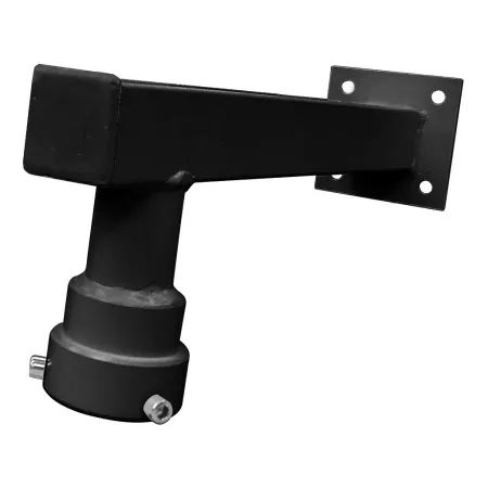Soporte de 350mm para instalación de camara speed dome en báculo de 3.5 o 4.5m de color negro