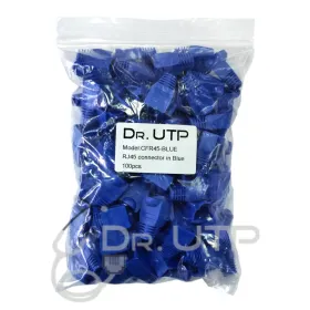 Capuchon Color Azul para Conector RJ45 en Bolsa 100 unidades Capuchon Color Azul para Conector RJ45 en Bolsa 100 unidades