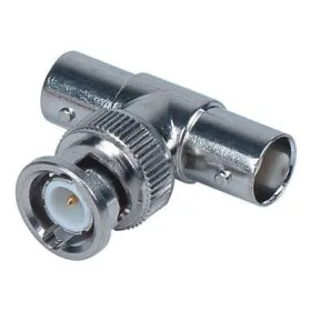 Conector BNC macho a 2 BNC hembra "T" 1 unidad Conector BNC macho a 2 BNC hembra "T" 1 unidad