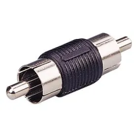 Conector RCA macho a RCA macho 1 unidad Conector RCA macho a RCA macho 1 unidad