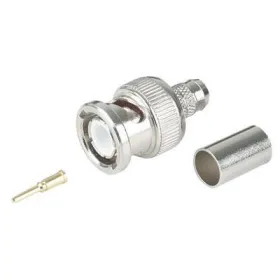 Conector BNC para Crimpar RG59 1 unidad Conector BNC para Crimpar RG59 1 unidad