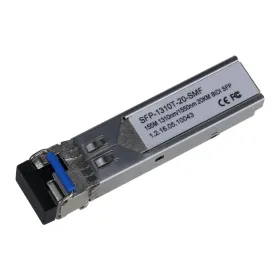 SFP Monomodo SM LC 100Mbps 20km envío 1310nm / recepción 1550nm. Transmisor SFP Monomodo SM LC 100Mbps 20km envío 1310nm / recepción 1550nm. Transmisor