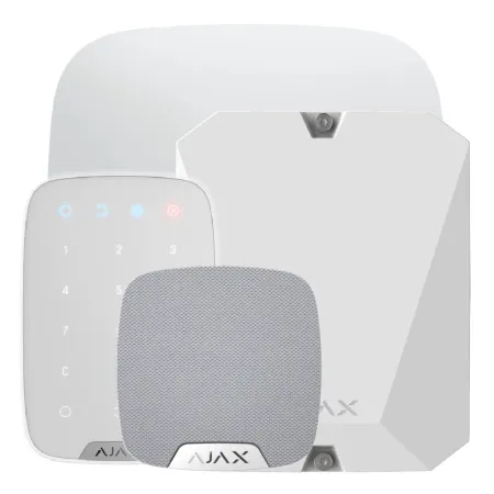 Ajax HubKit Renove blanco. Hub + Multitransmiter + KeyPad + HomeSiren