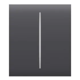 Ajax LightSwitch CenterButton 2-gang. Plusador Central Doble. Color Grafito