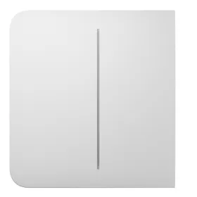 Ajax LightSwitch SideButton 2-gang. Pulsador Lateral Doble. Color Blanco