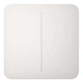 Ajax LightSwitch SoloButton 2-gang. Pulsador Doble. Color Blanco