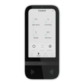 Ajax KeyPad TouchScreen. Teclado Táctil con Lector Inalámbrico. Color Blanco Ajax KeyPad TouchScreen. Teclado Táctil con Lector Inalámbrico. Color Blanco