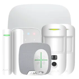 Kit Ajax blanco. Hub2 + 2MotionCamPHOD + DoorProtect Plus + SpaceControl + KeyPad + HomeSiren Kit Ajax blanco. Hub2 + 2MotionCamPHOD + DoorProtect Plus + SpaceControl + KeyPad + HomeSiren