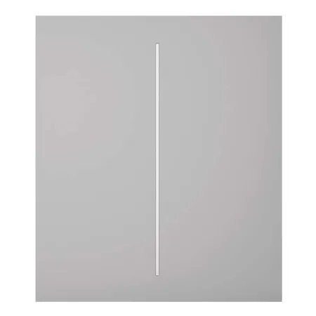 Ajax LightSwitch CenterButton 2-gang. Plusador Central Doble. Color Niebla