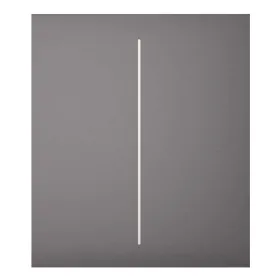 Ajax LightSwitch CenterButton 2-gang. Plusador Central Doble. Color Gris