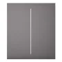 Ajax LightSwitch CenterButton 2-gang. Plusador Central Doble. Color Gris
