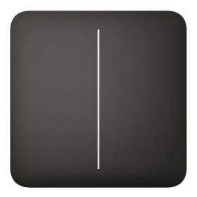 Ajax LightSwitch SoloButton 2-gang. Pulsador Doble. Color Negro