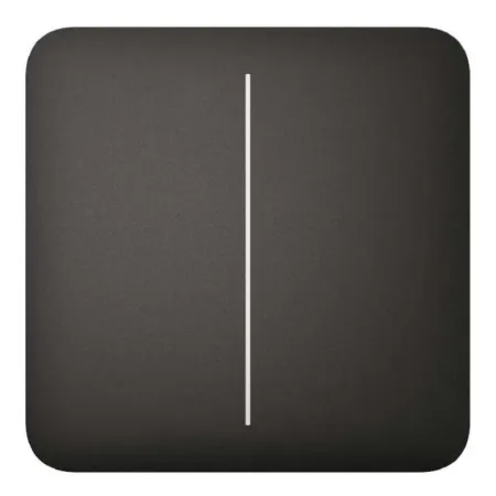 Ajax LightSwitch SoloButton 2-gang. Pulsador Doble. Color Negro