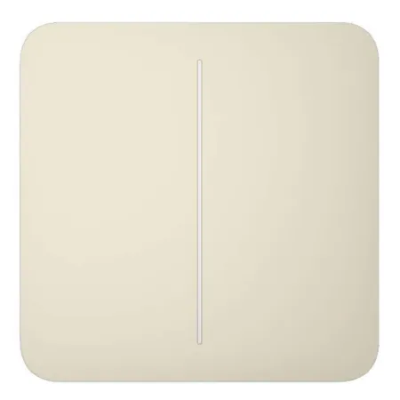 Ajax LightSwitch SoloButton 2-gang. Pulsador Doble. Color Marfil