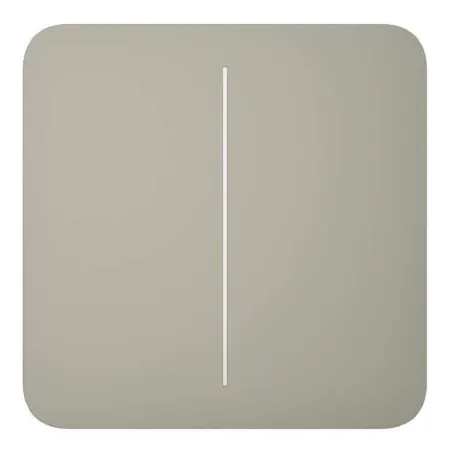 Ajax LightSwitch SoloButton 2-gang. Pulsador Doble. Color Oliva