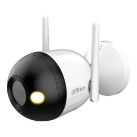Tubular IP H265 2M FULL COLOR dWDR Iluminación Dual LED30m/IR30m 2.8mm IP67 AUDIO MIC WiFi AI