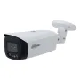 Tubular IP H265 4M DUAL-LENS FULL COLOR 2.0 dWDR Starlight IR50m/2LED 2.8mm IP67 ePoE AUDIO MIC E/S AI