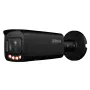 Tubular IP 6M H265 FULL COLOR WDR Iluminación Dual LED60m/IR60m 2.7-13.5mm IP67 PoE MIC AI. Color Negro