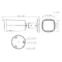 Tubular IP 8M H265 FULL COLOR WDR Iluminación Dual LED50m/IR60m 3.6mm IP67 PoE AUDIO MIC E/S AI