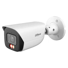 Tubular IP H265 8M WDR Iluminación Dual LED30m/IR30m 2.8mm IP67 PoE SD AUDIO MIC E/S AI