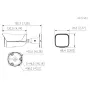Tubular IP H265 8M WDR Iluminación Dual LED30m/IR30m 2.8mm IP67 PoE SD AUDIO MIC E/S AI