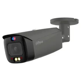 Tubular IP TiOC 3.0 H265 8M WDR Iluminación Dual LED30m/IR30m 2.8mm IP67 PoE AUDIO MIC/Altavoz E/S AI. Color gris
