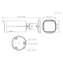 Tubular IP 8M H265 FULL COLOR WDR Iluminación Dual LED60m/IR60m 2.7-13.5mm IP67 PoE MIC AI