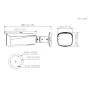 Tubular IP H265 8M FULL COLOR WDR140dB Starlight LED60m 3.6mm IP67 ePoE SD MIC AUDIO E/S AI