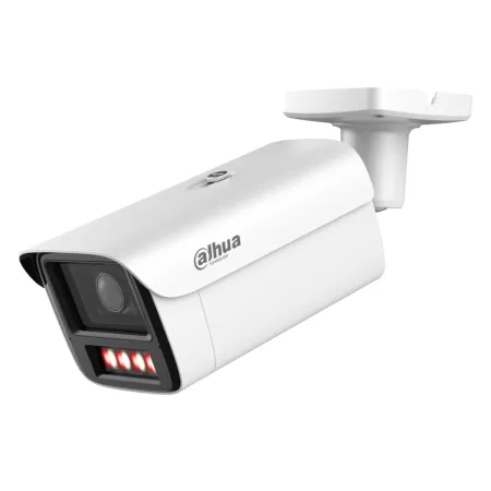 Tubular IP WizColor PRO H265 8M WDR130dB Iluminación Dual LED60m/IR60m 2.7-12VFM IP67 IK10 PoE AUDIO DUALMIC/Altavoz E/S AI