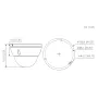 Domo IP H265 4M DN WDR Starlight IR30m 3.6mm IK10 IP67 PoE SD AI