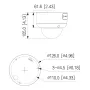 Domo IP TiOC 3.0 H265 4M WDR Iluminación Dual LED40m/IR50m 2.7-13.5VFM IP67 IK10 PoE MIC/Altavoz AUDIO E/S AI