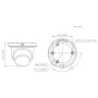 MiniDomo IP 8M H265 FULL COLOR WDR IVS SMD Iluminación Dual LED30m/IR30m 2.8mm IP67 PoE MIC AI