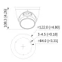 MiniDomo IP H265 8M 4K WDR Starlight IR40m 2.7-13.5VFM IP67 PoE SD MIC AI