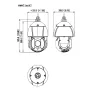 Domo PTZ IP 8M TiOC H265 WDR Iluminación Dual LED100m/IR250m 25x IP67 IK10 PoE+ AUDIO E/S AI