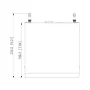 NVR 4ch 80Mbps H265 HDMI 1HDD WiFi Antena Dual