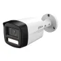 Tubular HDCVI 4EN1 2M 1080P FULL COLOR WDR Iluminación Dual Smart Light+ LED40m/IR40m 2.8mm IP67 MIC