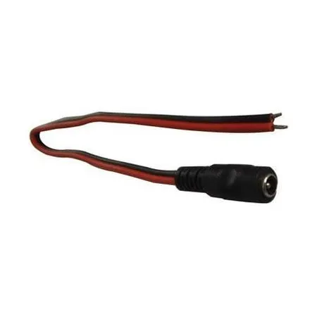Jack alimentación hembra con 30cm de cable
