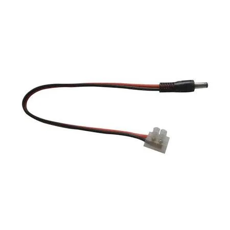 Jack alimentación macho a regleta y 30cm de cable