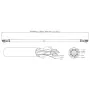 Bobina 305mts Cable UTP CAT6 0.53mm Cobre sin Oxigeno CE CPR Eca. Cubierta LSZH Azul