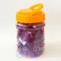 Conector RJ45 CAT.5e Color Morado en Tarro de 100 unidades