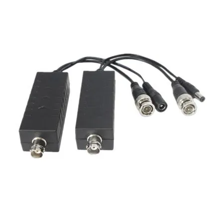 Kit Conversor POC sobre Coaxial Vídeo+Alimentación para HDCVI/TVI/AHD DC24-36V (2 uds)