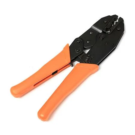 Tenaza metálica de crimpar para conectores BNC